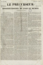 Le Précurseur, N°1257, pp. 1