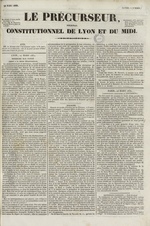 Le Précurseur, N°1318, pp. 1
