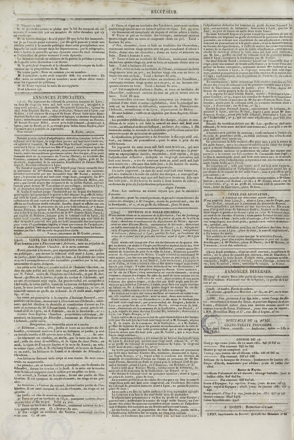 
						Affichage en mode lecture de la page
					