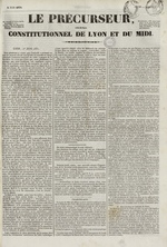 Le Précurseur, N°1373, pp. 1