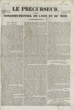 Le Précurseur, N°1375, pp. 1