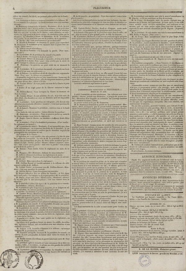 
						Affichage en mode lecture de la page
					