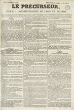 Le Précurseur, N°1619, pp. 1