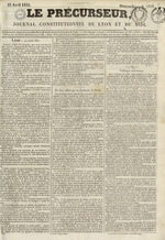 Le Précurseur, N°1652, pp. 1