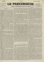 Le Précurseur, N°1758, pp. 1