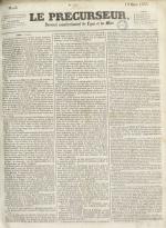 Le Précurseur, N°1937, pp. 1