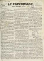 Le Précurseur, N°1938, pp. 1