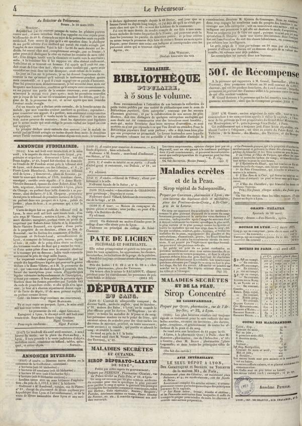 
						Affichage en mode lecture de la page
					