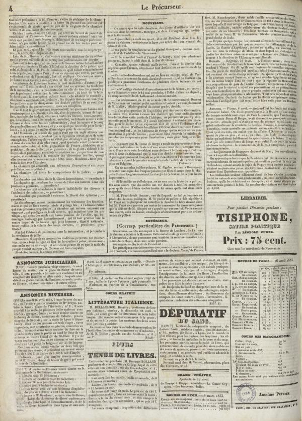 
						Affichage en mode lecture de la page
					