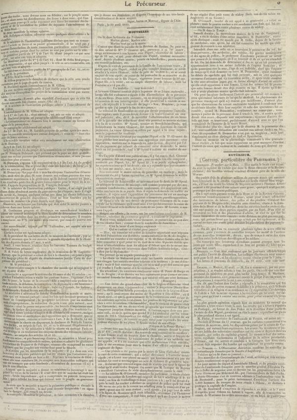 
						Affichage en mode lecture de la page
					