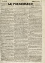 Le Précurseur, N°2015, pp. 1