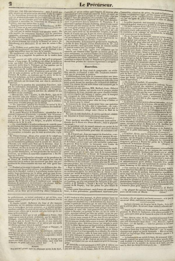 
						Affichage en mode lecture de la page
					