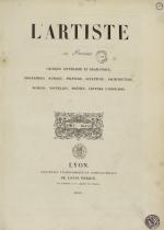 L'Artiste, En-tête