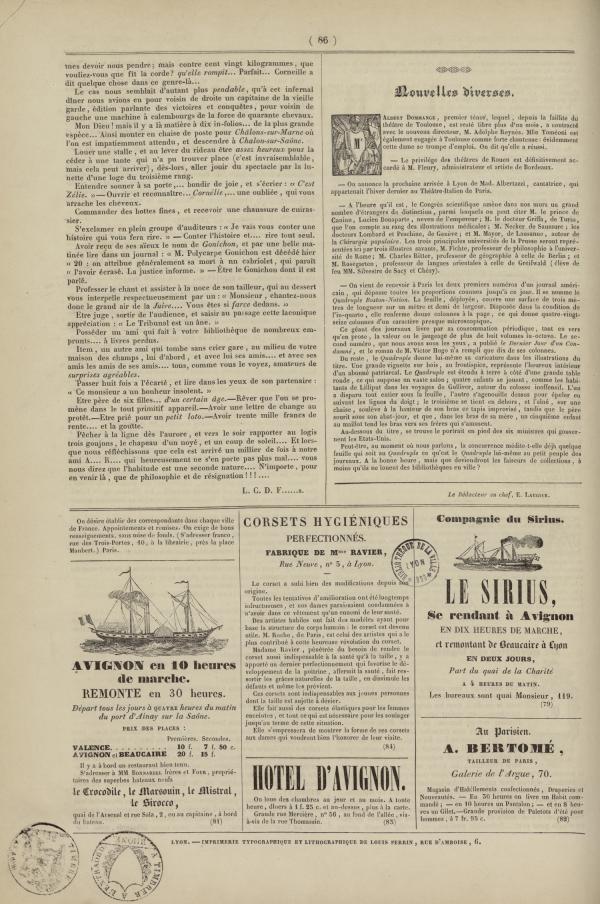
						Affichage en mode lecture de la page
					