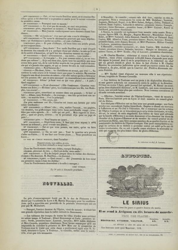 
						Affichage en mode lecture de la page
					