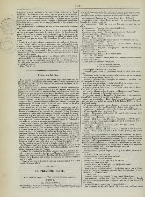 
						Affichage en mode lecture de la page
					