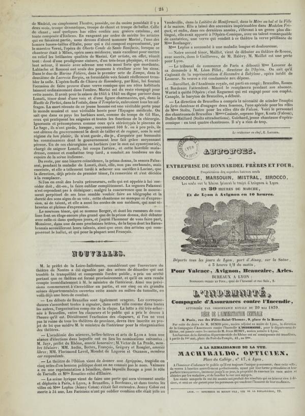 
						Affichage en mode lecture de la page
					