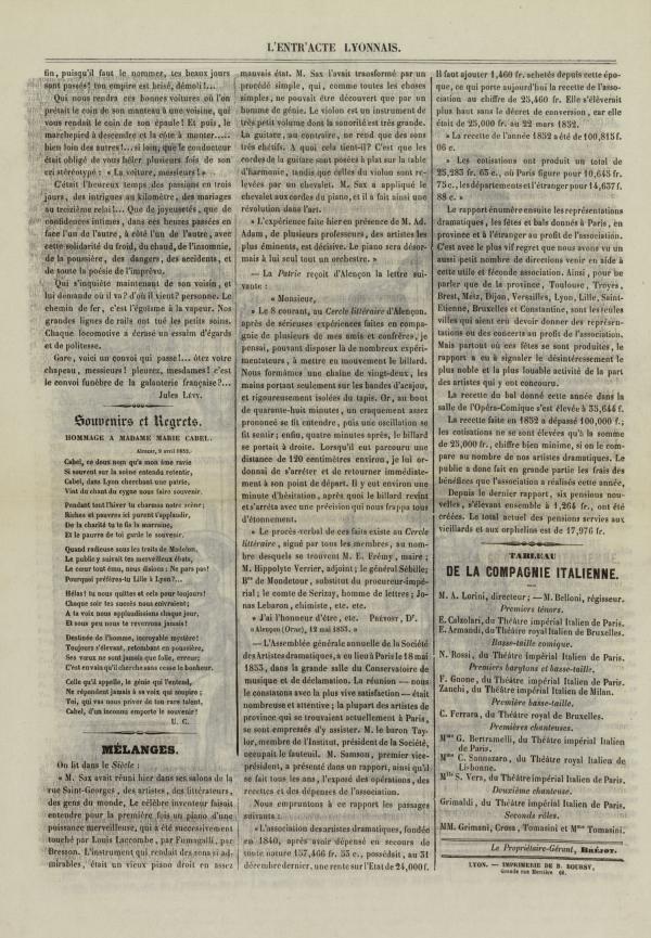 
						Affichage en mode lecture de la page
					