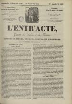L'Entr'acte lyonnais : journal des théâtres et des salons, N°107, pp. 1