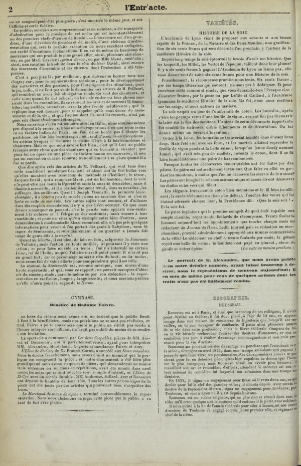 
						Affichage en mode lecture de la page
					