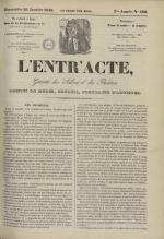 L'Entr'acte lyonnais : journal des théâtres et des salons, N°108, pp. 1
