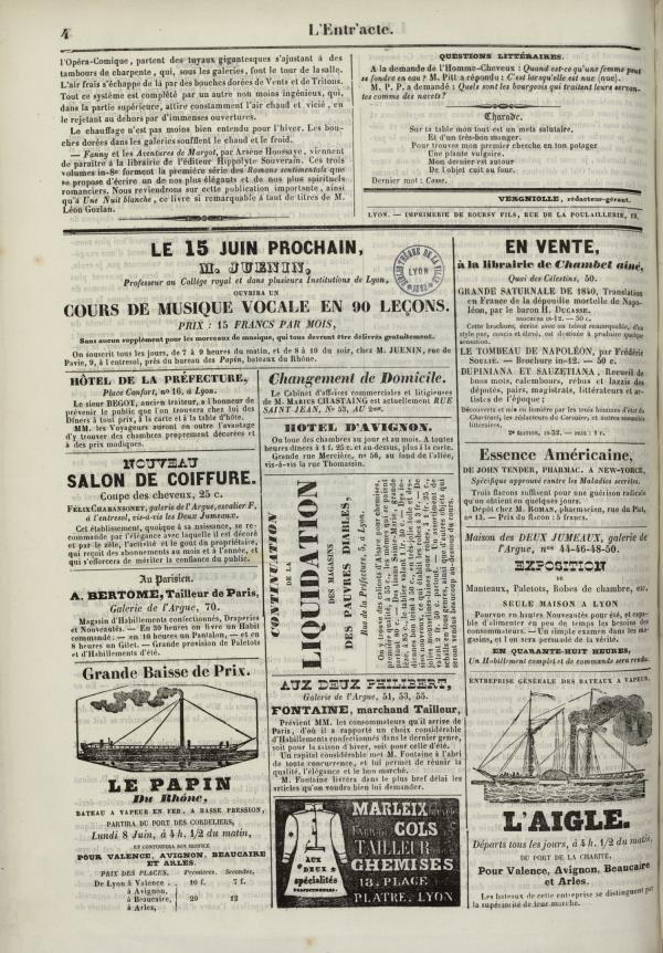 
						Affichage en mode lecture de la page
					