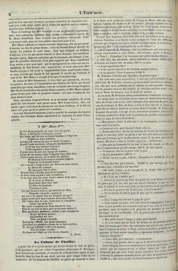 
						Affichage en mode lecture de la page
					