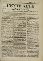 L'Entr'acte lyonnais : journal des théâtres et des salons, N°159, pp. 1