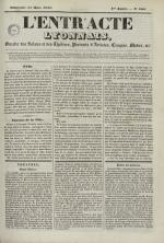 L'Entr'acte lyonnais : journal des théâtres et des salons, N°167, pp. 1