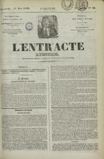 L'Entr'acte lyonnais : journal des théâtres et des salons, N°19, pp. 1