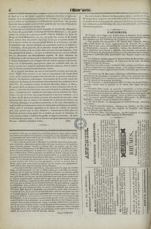 
						Affichage en mode lecture de la page
					