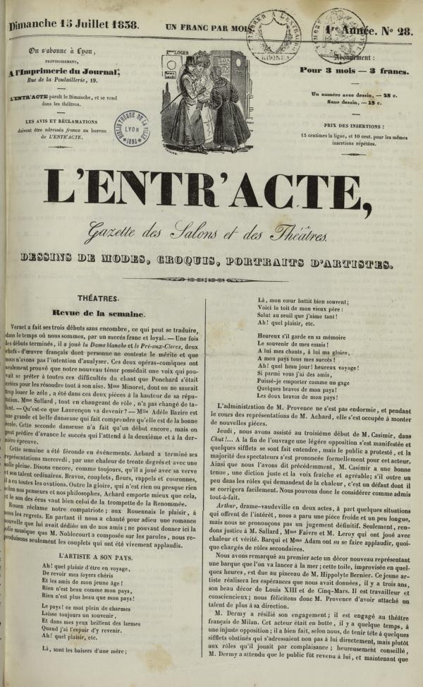 
						Affichage en mode lecture de la page
					