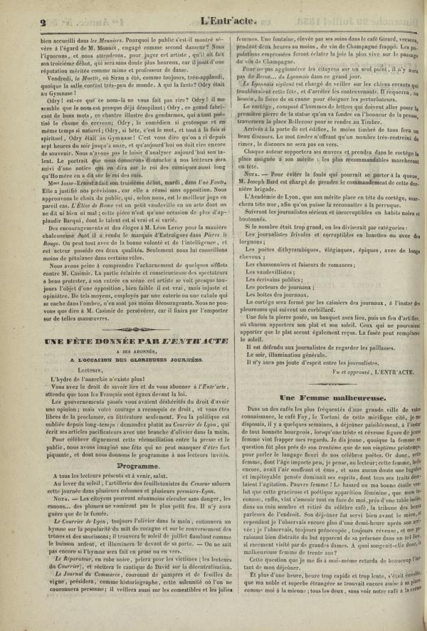 
						Affichage en mode lecture de la page
					