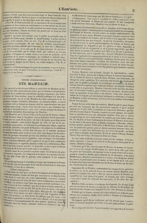 
						Affichage en mode lecture de la page
					