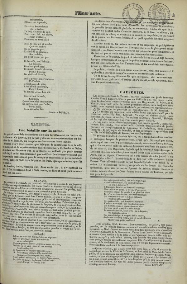 
						Affichage en mode lecture de la page
					