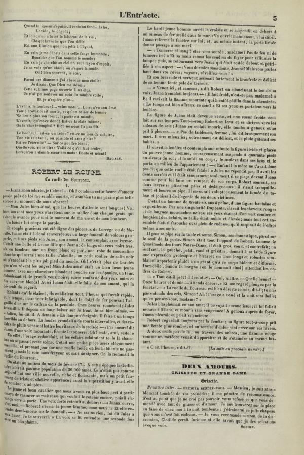 
						Affichage en mode lecture de la page
					