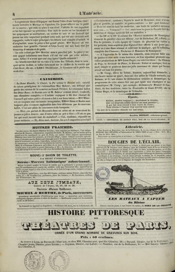 
						Affichage en mode lecture de la page
					