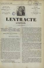 L'Entr'acte lyonnais : journal des théâtres et des salons, N°6, pp. 1