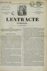 L'Entr'acte lyonnais : journal des théâtres et des salons, N°7, pp. 1