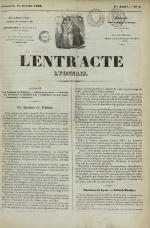 L'Entr'acte lyonnais : journal des théâtres et des salons, N°8, pp. 1