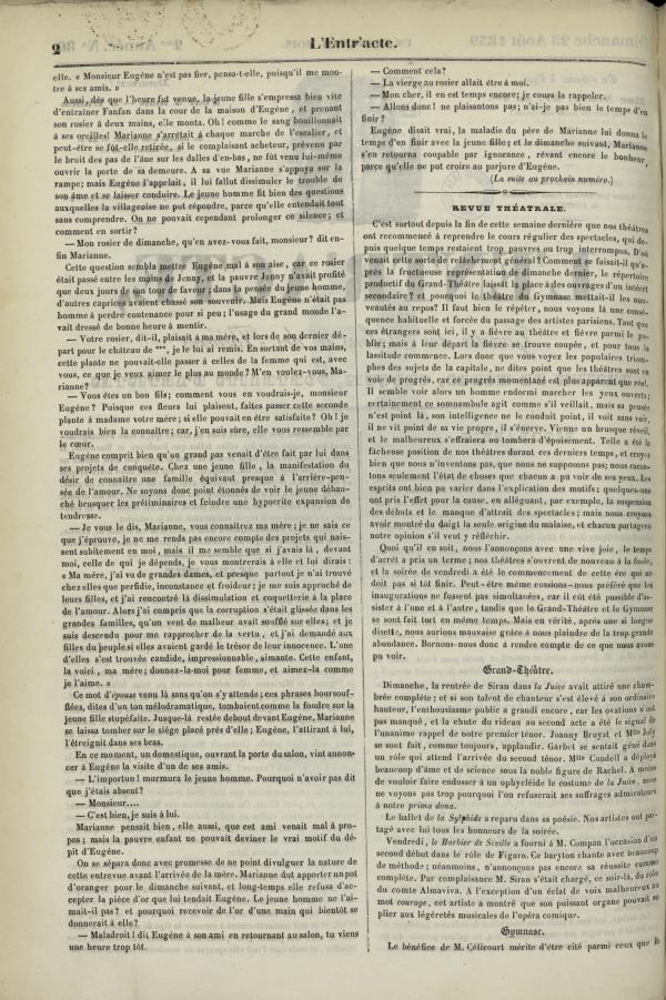 
						Affichage en mode lecture de la page
					