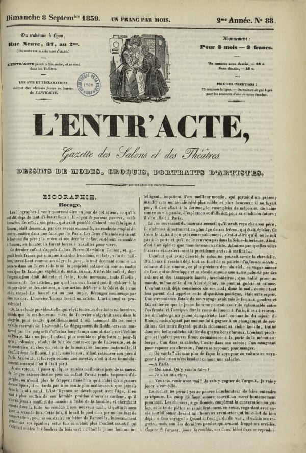
						Affichage en mode lecture de la page
					