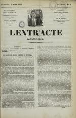 L'Entr'acte lyonnais : journal des théâtres et des salons, N°9, pp. 1