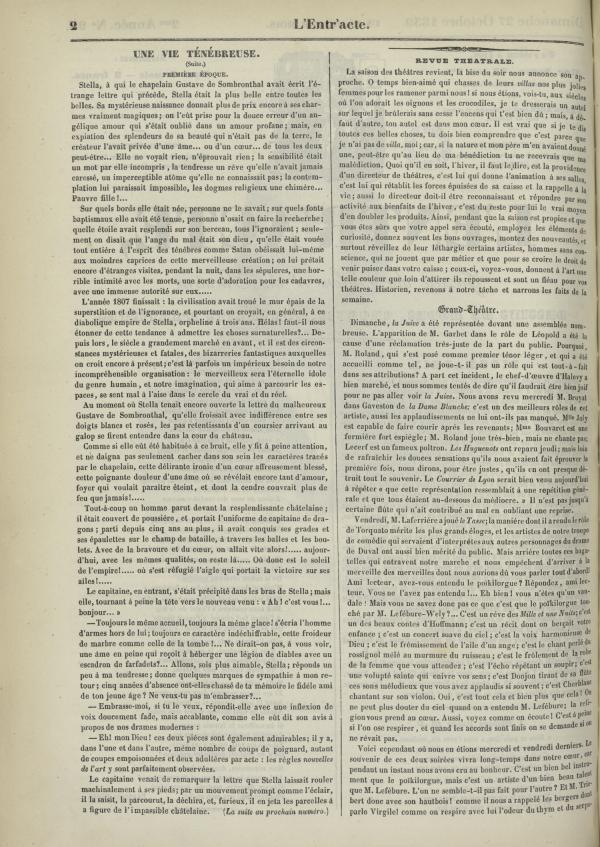 
						Affichage en mode lecture de la page
					