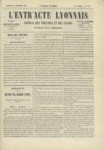L'Entr'acte lyonnais,  N°1151, pp. 1