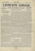 L'Entr'acte lyonnais,  N°1150, pp. 1