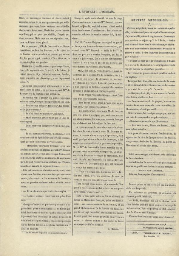 
						Affichage en mode lecture de la page
					