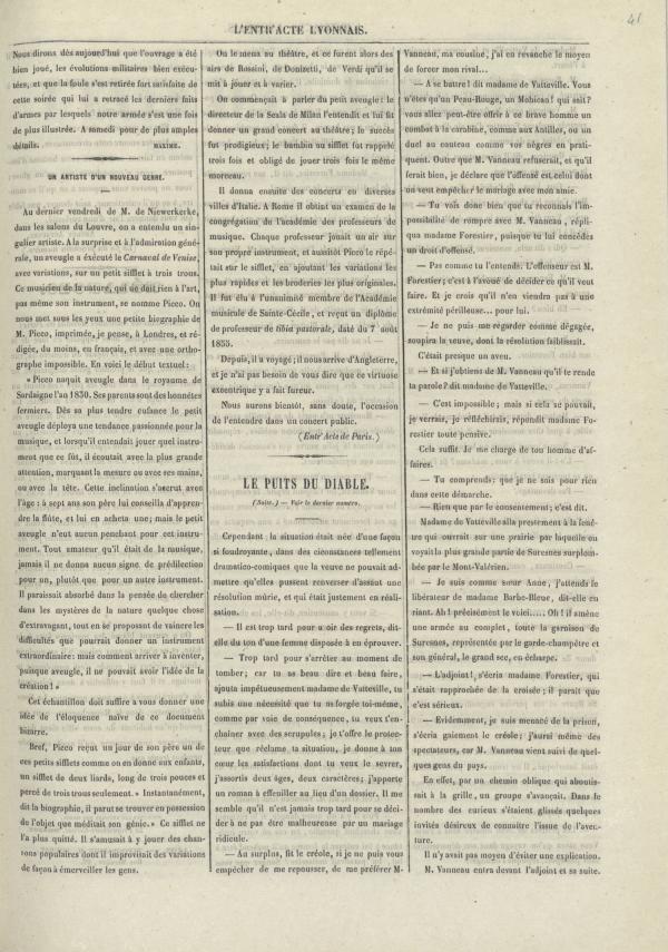 
						Affichage en mode lecture de la page
					