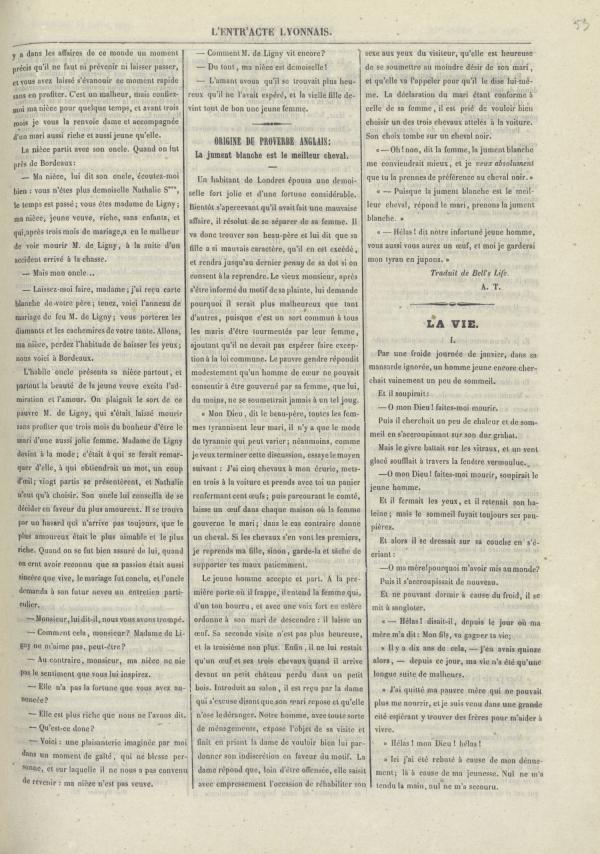 
						Affichage en mode lecture de la page
					