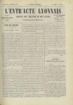 L'Entr'acte lyonnais,  N°1180, pp. 1